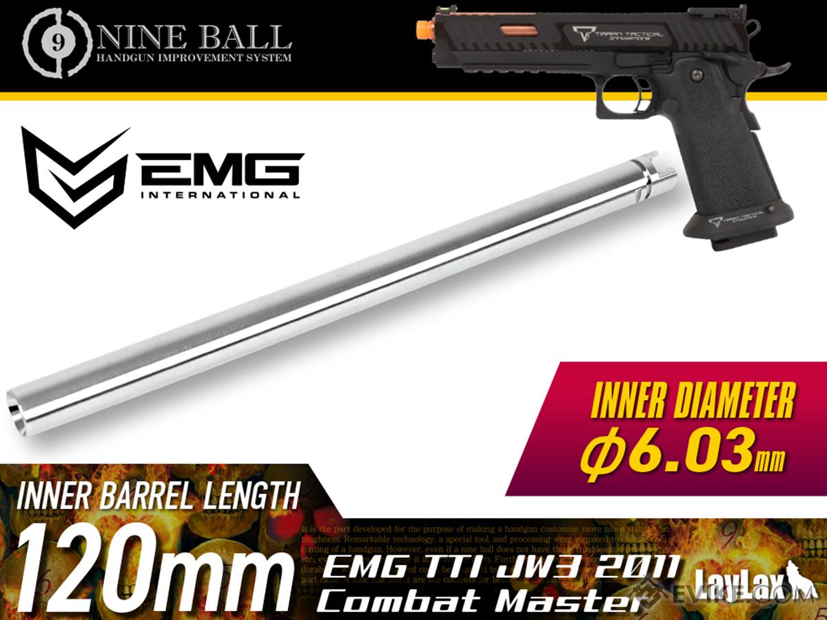 Laylax Nine Ball Tight Bore Inner Barrel for EMG TTI JW3 2011 Combat Master (Model: 6.03mm / 120mm)