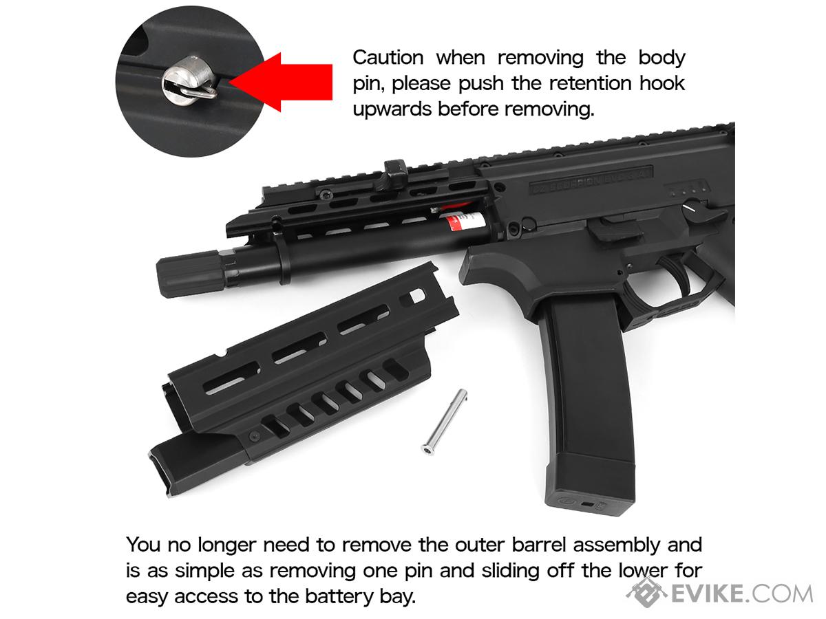 Laylax NITRO.Vo Rapid M-LOK Handguard for ASG CZ Scorpion EVO3