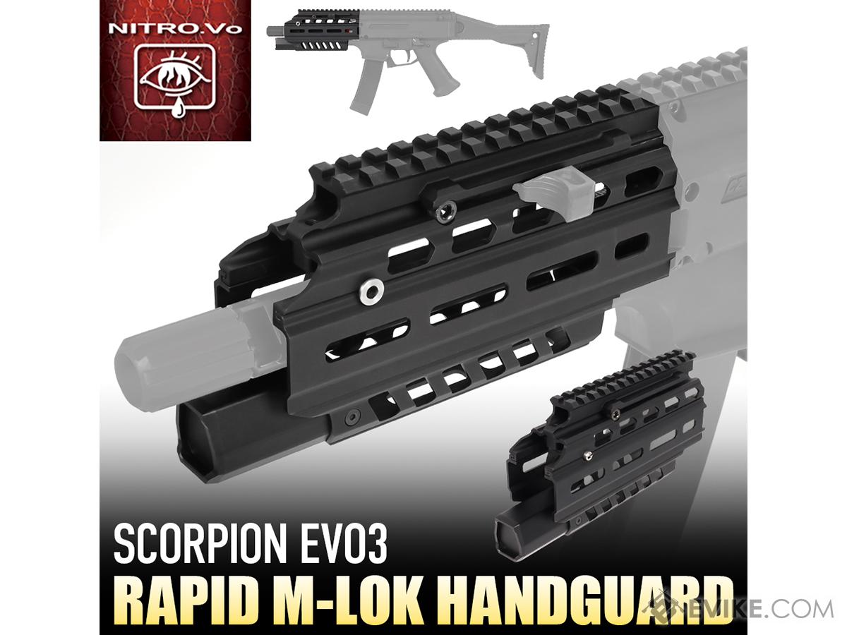 Laylax NITRO.Vo Rapid M-LOK Handguard for ASG CZ Scorpion EVO3 Airsoft AEG Rifles