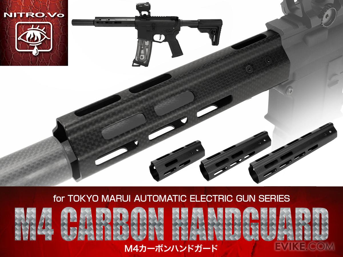 LAYLAX　ニトロヴォイス M4カーボンハンドガード 9インチ（中古品） Amazon | [LAYLAX] M4 カーボン ハンドガード 9inch [NITRO.Vo
