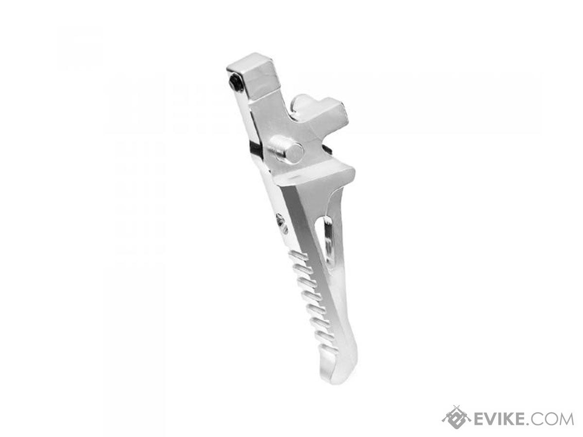 Prometheus Custom Adjustable Trigger for ARES EFCS V2 Gearbox (Color: Silver)