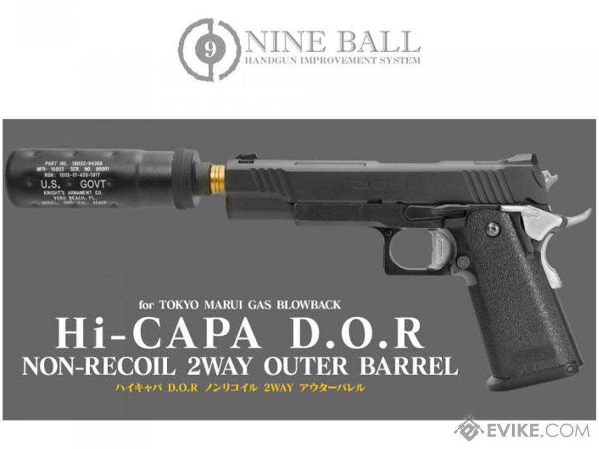 Nine Ball Fixed 2-Way Outer Barrel for TM Hi-CAPA D.O.R. Gas
