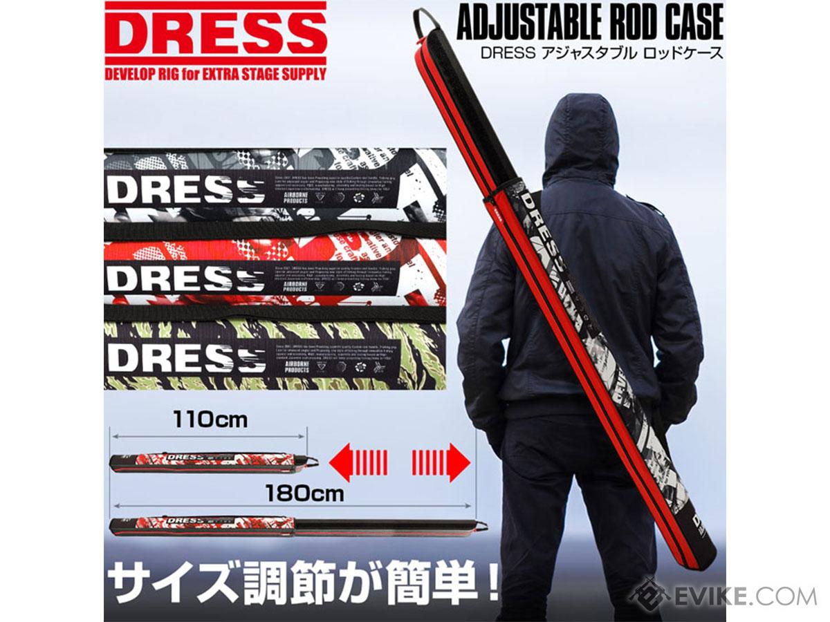 DRESS Adjustable Fishing Rod Case (Color: Red), MORE, Fishing, Box and Bags  -  Airsoft Superstore