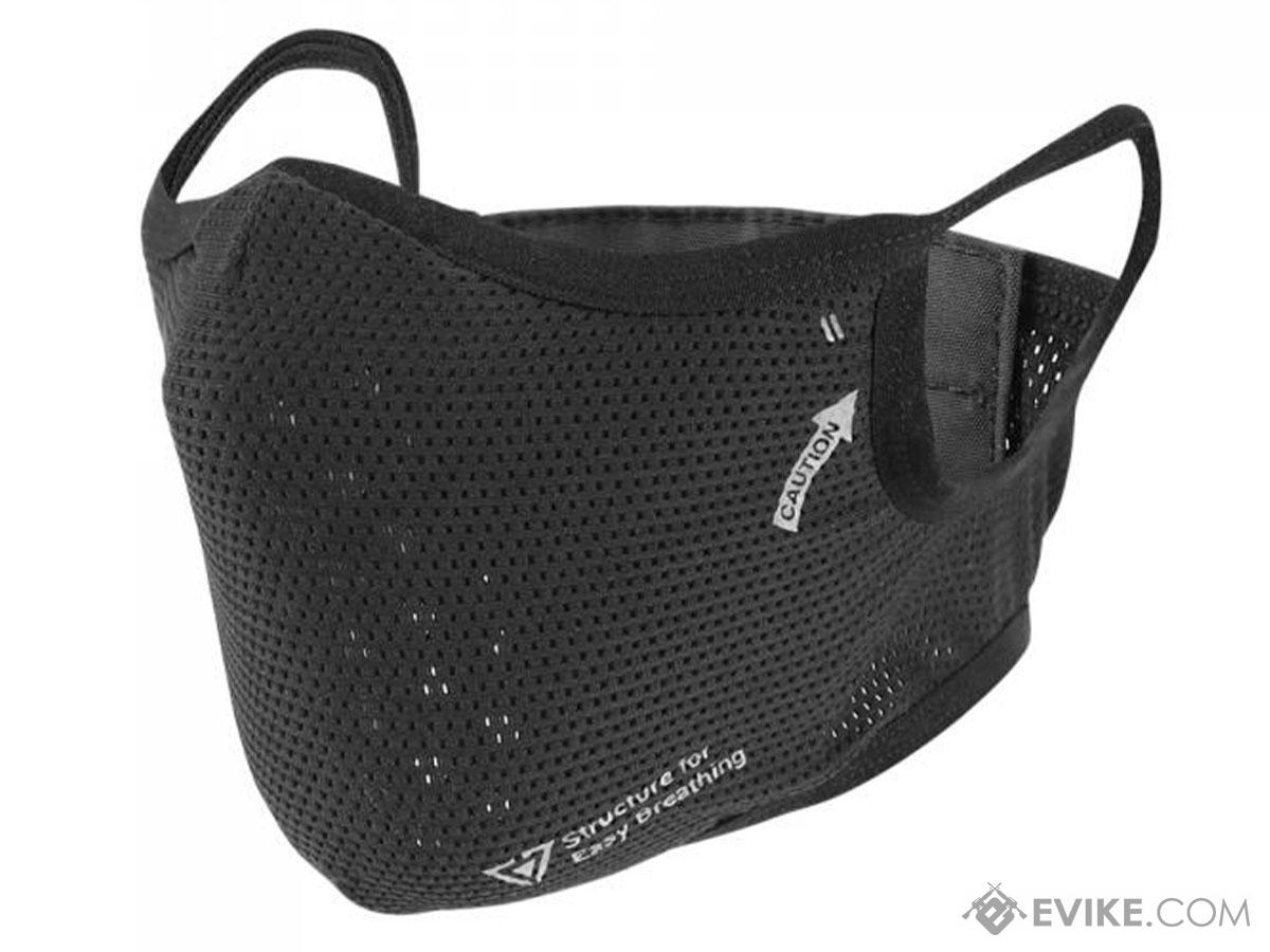 Pre-Order ETA April 2024 Laylax Battle Style AeroFlex Face Guard (Color: Black / Large - X-Large)