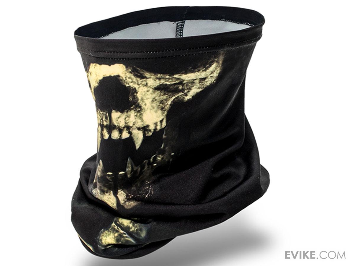 Laylax Slim Fit Cool Neck Gaiter (Design Skull Face), Tactical Gear