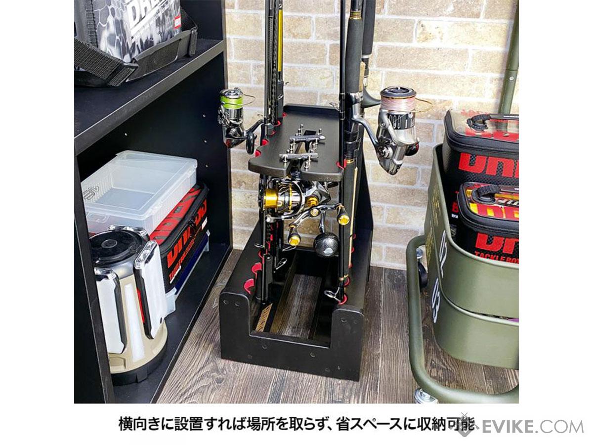 DRESS Open Sided Wooden Fishing Rod Stand & Display, Accessories