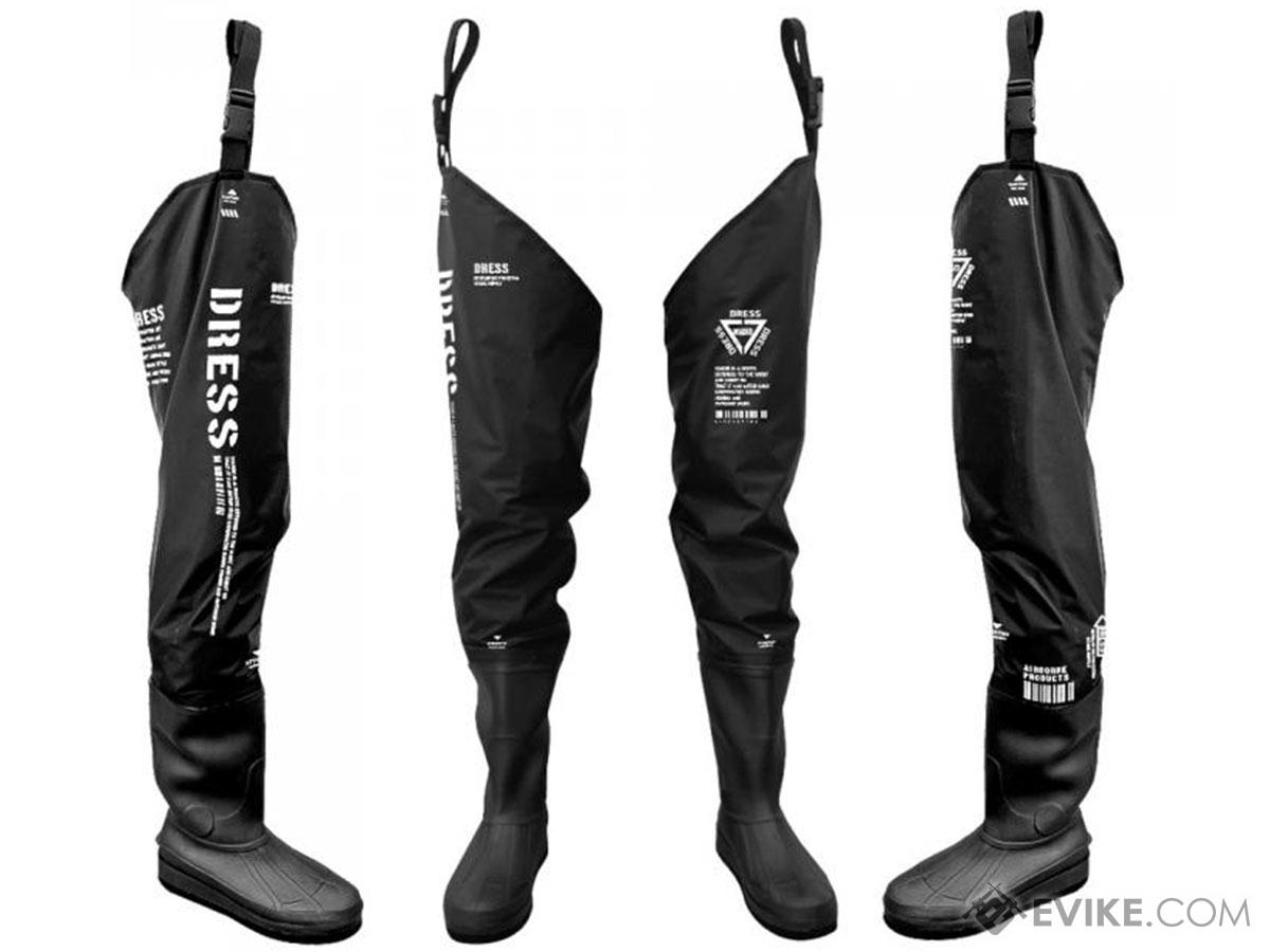 DRESS Fishing Hip Waders w/ Felt Spike Sole (Size: Small)