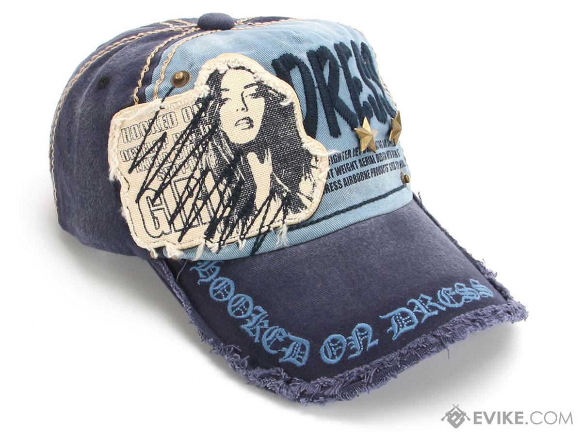 DRESS GIRL Denim Cap (Color: Indigo)