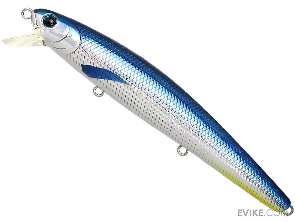 Jerkbait Lucky Craft SW Flashminnow 110 – 808 Shiner, Esca Per Acqua Salata, Galleggiabilità Neutra