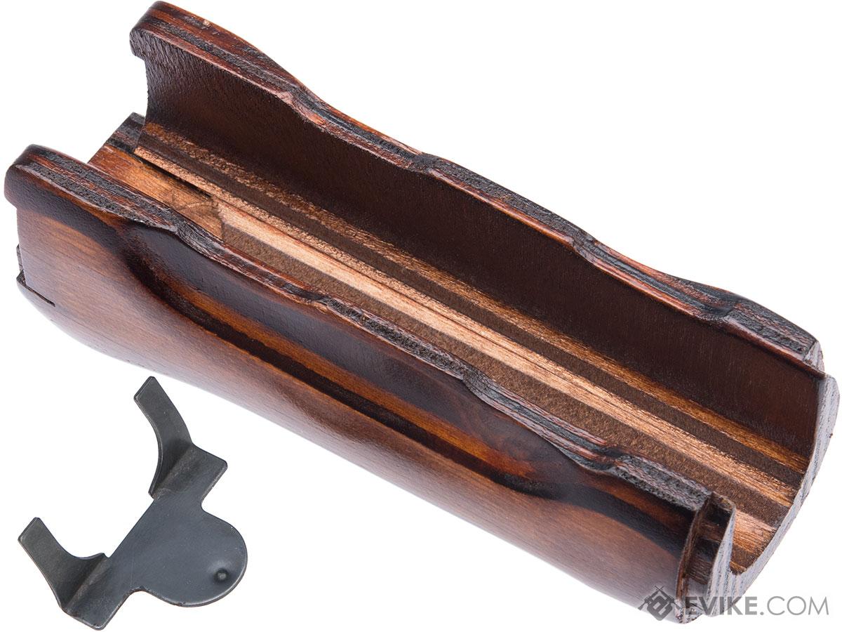 LCT Airsoft Wooden Lower Handguard for AKS74u Series Airsoft Rifles, Accessories & Parts