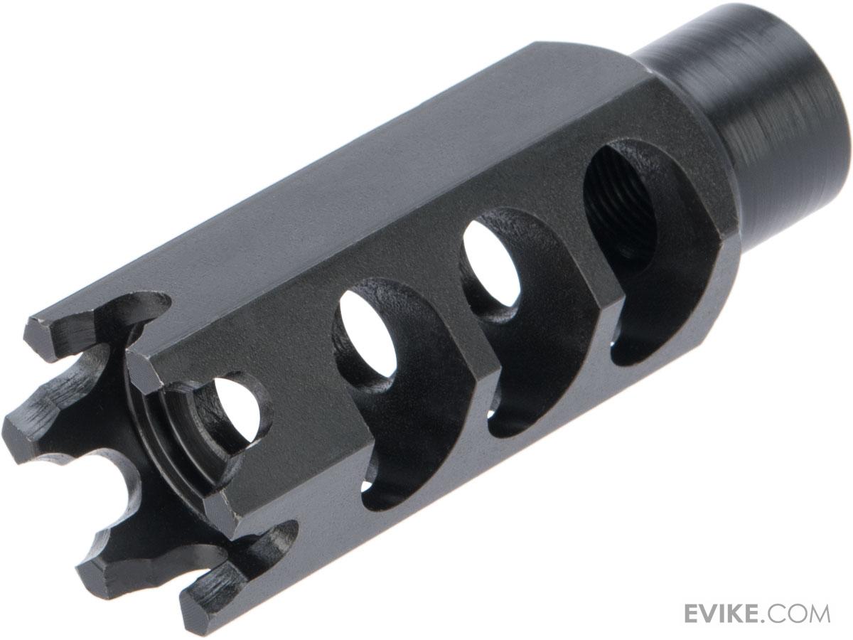 LCT Steel Hexagon Flash Hider for AK Series Airsoft AEG Rifles (Type