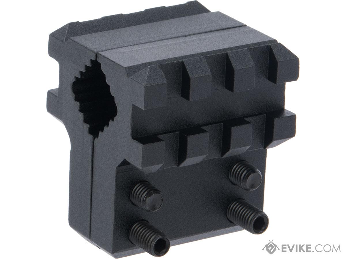 LCT CNC Aluminum Two-Sided Barrel-Mounted Rail Adaptor for AK Series AEG Rifles