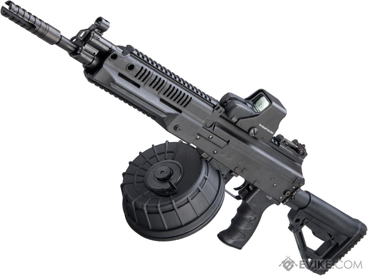 LCT Stamped Steel LCK-16 Airsoft AEG Light Machinegun w/ Side-Folding Stock Tube (Model: Standard AEG)