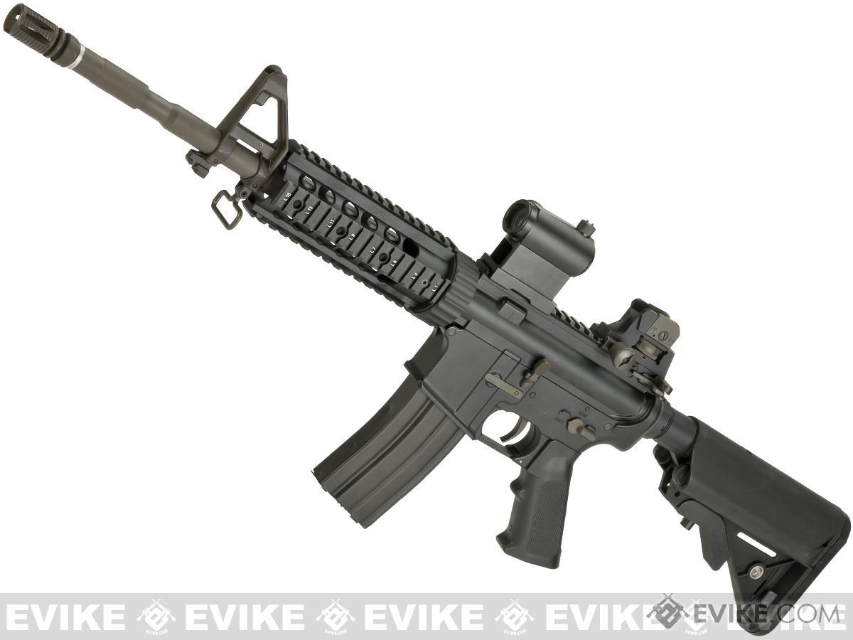 LCT Airsoft LR-4 RIS Airsoft Electric Blowback AEG with 7 Free-Floating Handguard