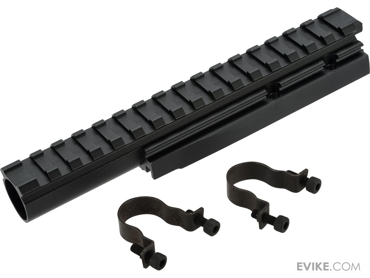 LCT CNC Aluminum Railed Gas Tube for AK Series AEG Rifles (Model Long