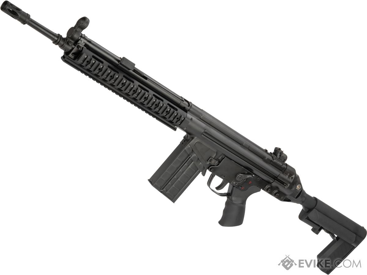 LCT LC-3 AR Full Size Steel Airsoft AEG with RIS Handguard and Adjustable Stock (Color: Black)