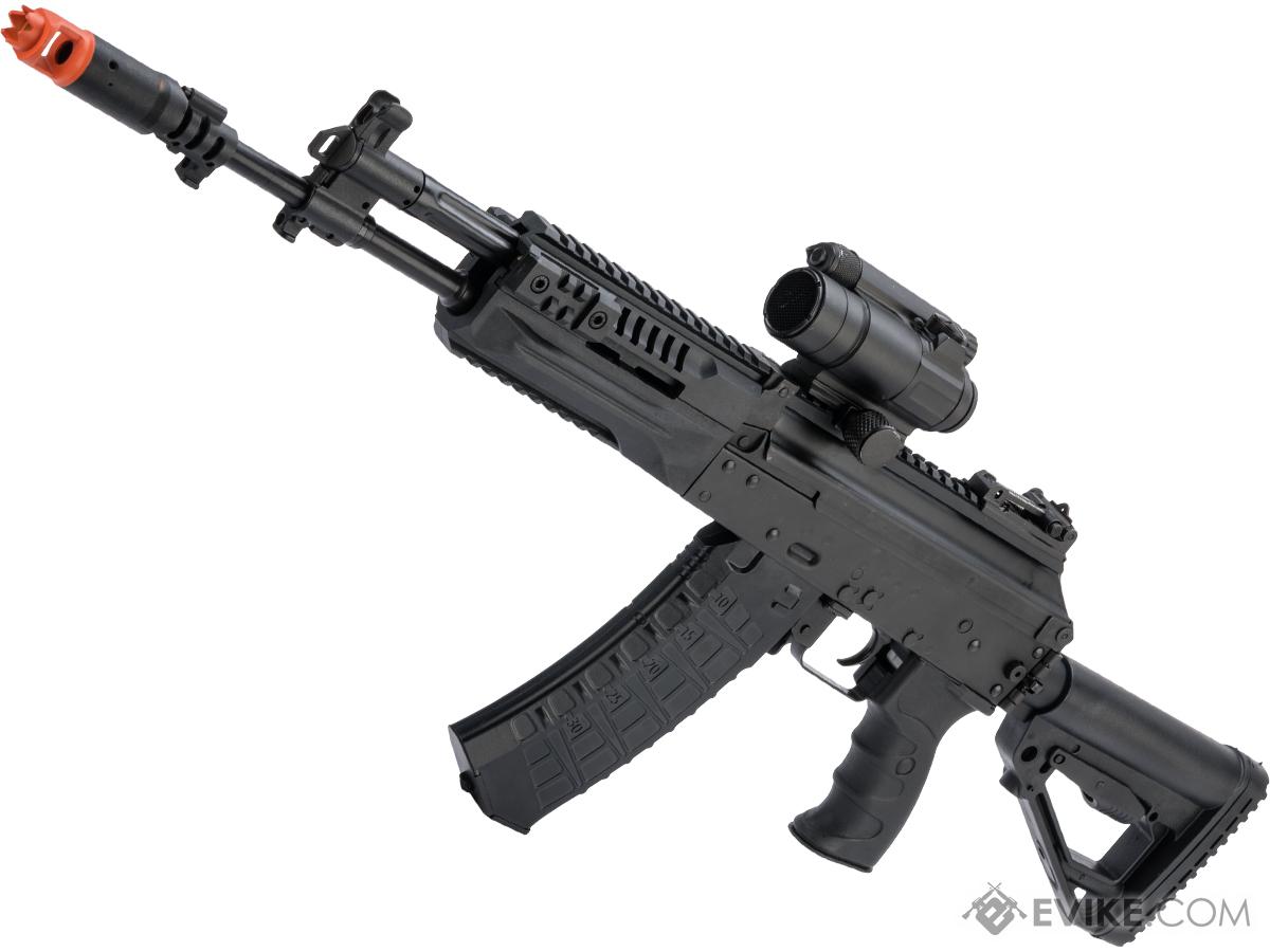 LCT AK LCK-12 Stamped Steel Airsoft AEG w/ Side-Folding Stock Tube (Model: EBB AEG)