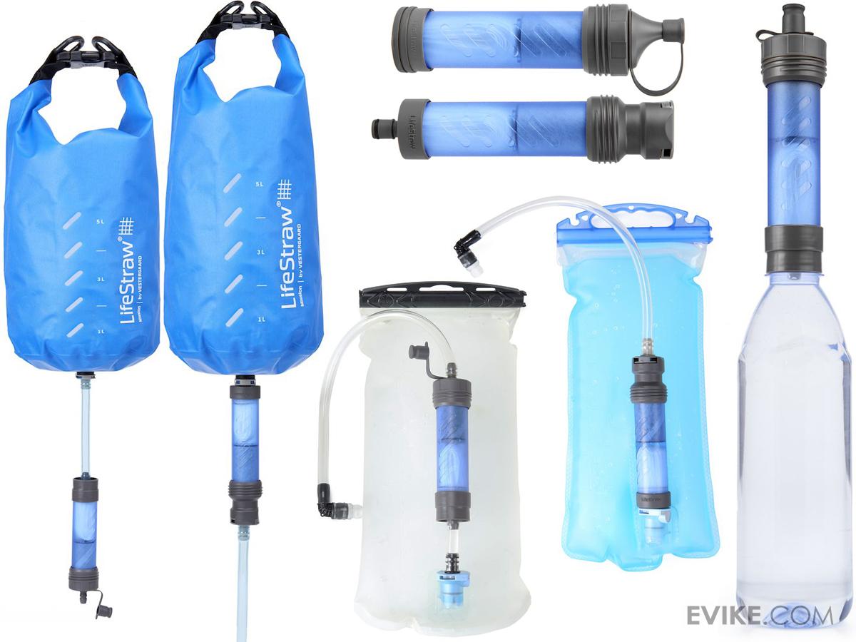 Lifestraw MultiUse Water Filter Flex Kit w/ Soft Touch Water Bottle