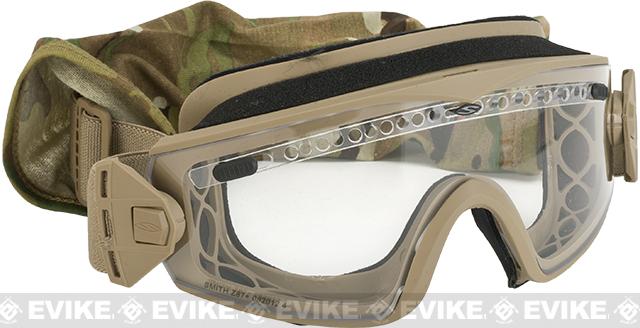 Smith Optics Elite LOPRO Regulator Goggles with Clear & Gray Lenses (Color: Tan 499)