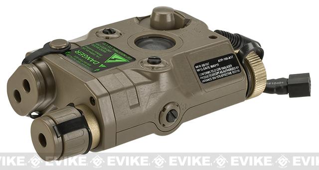 G&P Supreme Grade PEQ15 Battery Case Lipo and Laser Sight (Color: Sand / 7.4v)