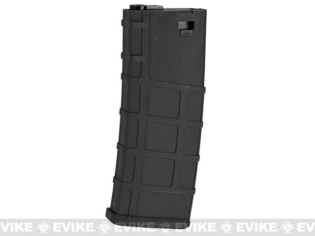 Lonex 30rd Real-Cap Polymer Magazine for M4 M16 AEG Rifles (Color: Black / Single)