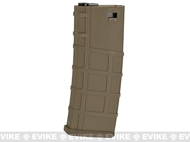 Lonex 30rd Real-Cap Polymer Magazine for M4 M16 AEG Rifles (Color: Tan / Single)