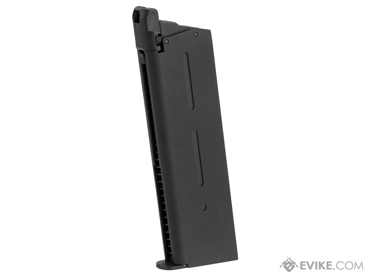 KJW 25 Round Magazine for KJW 1911 Gas Blowback Airsoft Pistols (Color: Black / Gas)