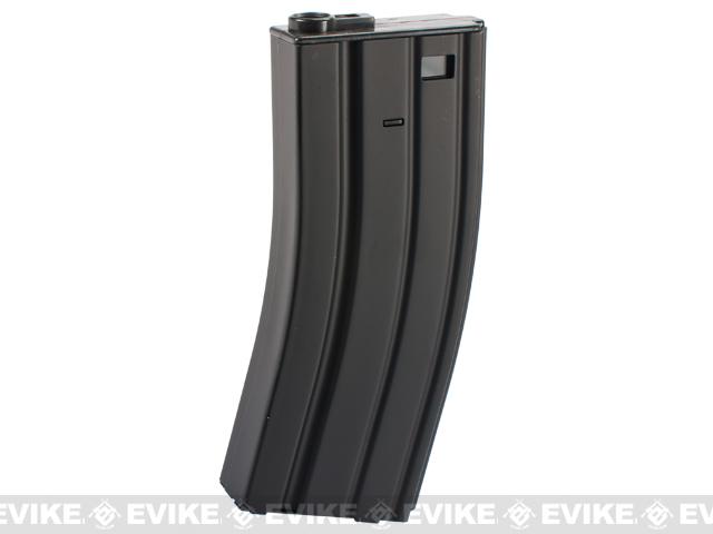 CYMA 130rd Metal Mid-Cap Magazine for M4 / M16 Series Airsoft AEG Rifles (Color: Black)