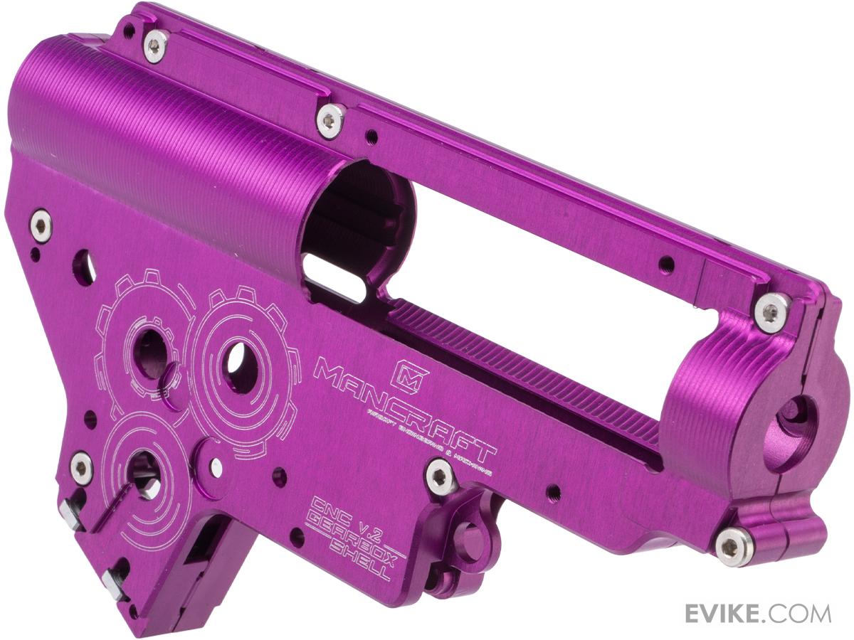 金属　Model Gear塗装ブース　600mm Mancraft Airsoft CNC 8mm Reinforced Version 2 Gearbox Shell w