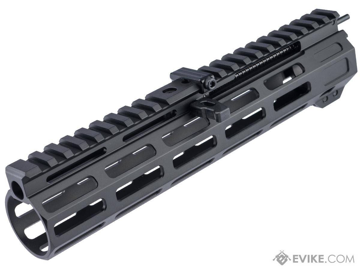 Maple Leaf CNC M-LOK Handguard w/ Front Charging Handle for GHK M4 Series Airsoft GBB Rifles (Length: 9.5)