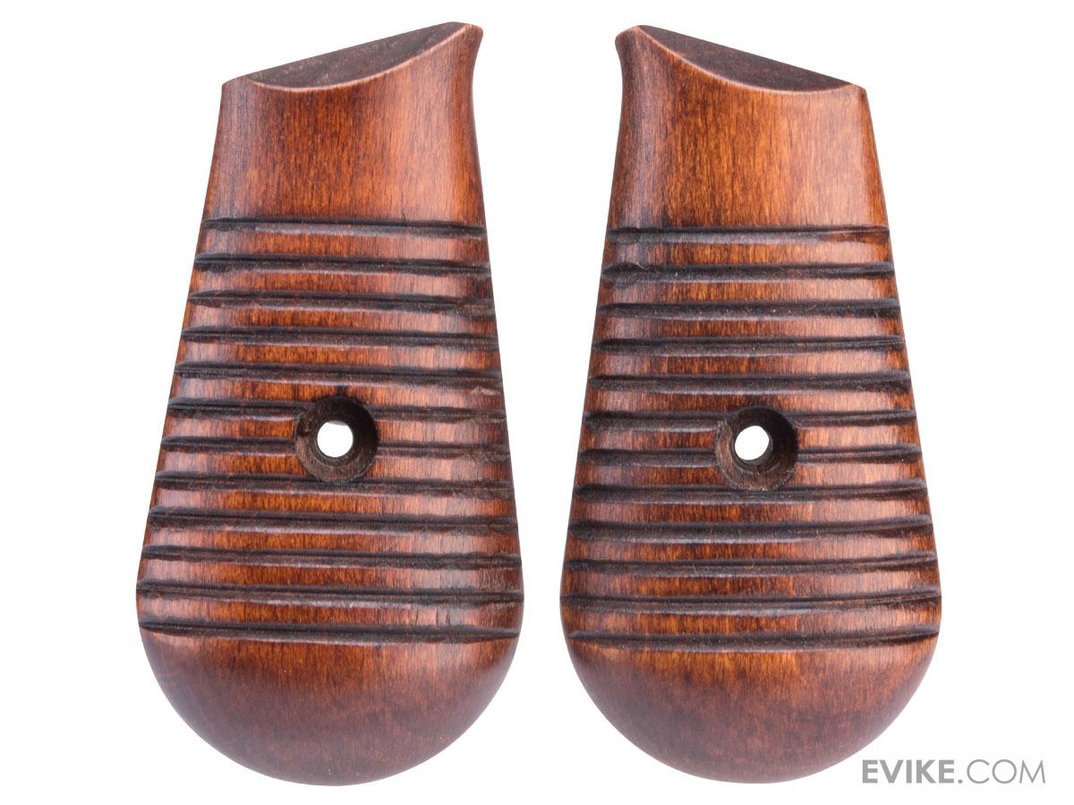 Marushin Real Wood Grip Panels for Mauser C96/M712 Gas Airsoft