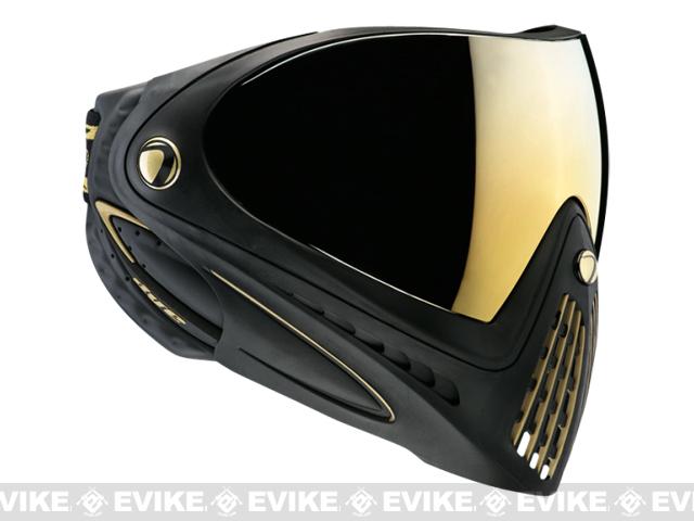 Dye i4 Airsoft Full Face Mask (Style: Black / Gold Thermal Lens)