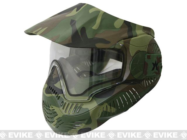Evike Annex MI-7 ANSI Rated Full Face Mask with Thermal Lens by Valken (Color: Woodland)