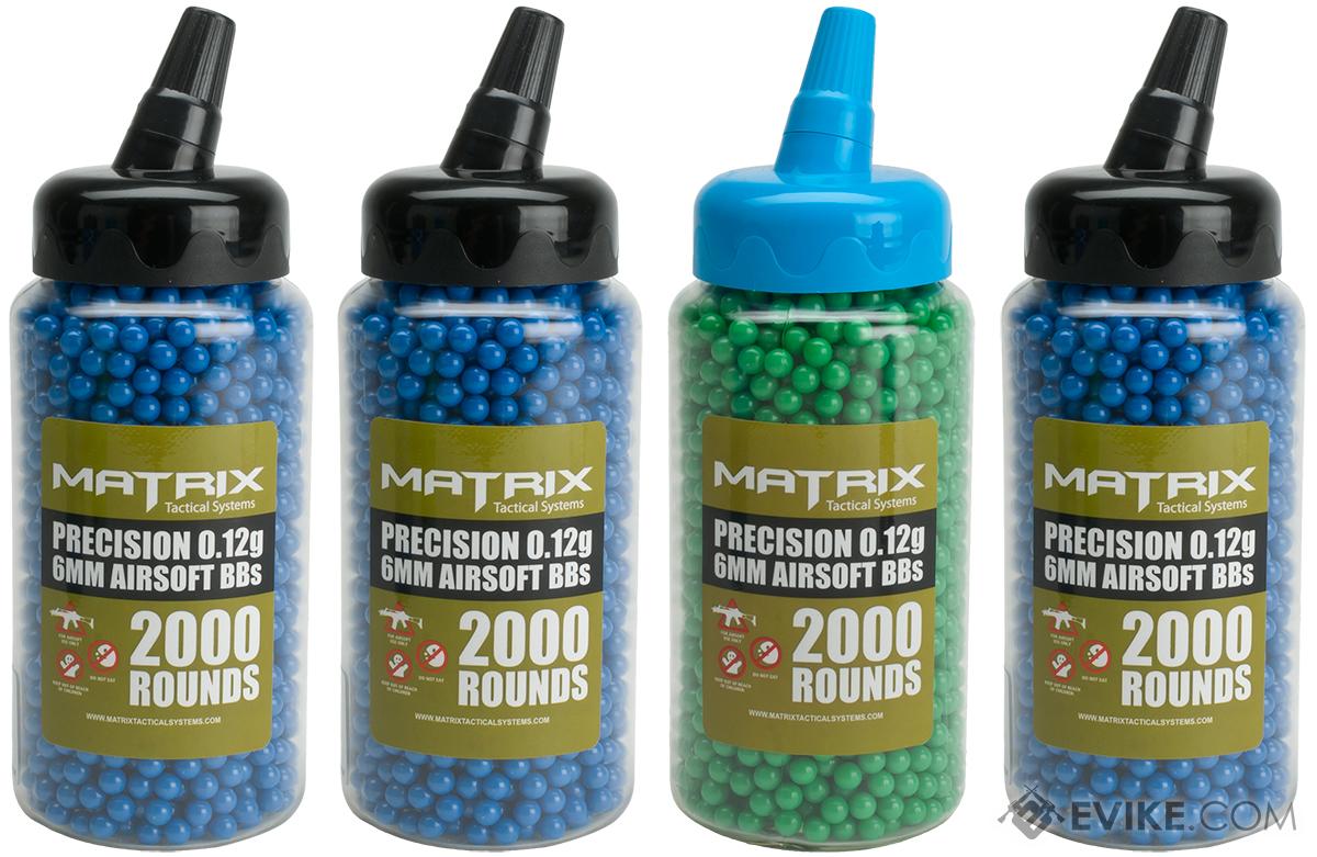Matrix 0.12g Match Grade 6mm Airsoft BBs in Loading Bottle (Rounds: 8,000)