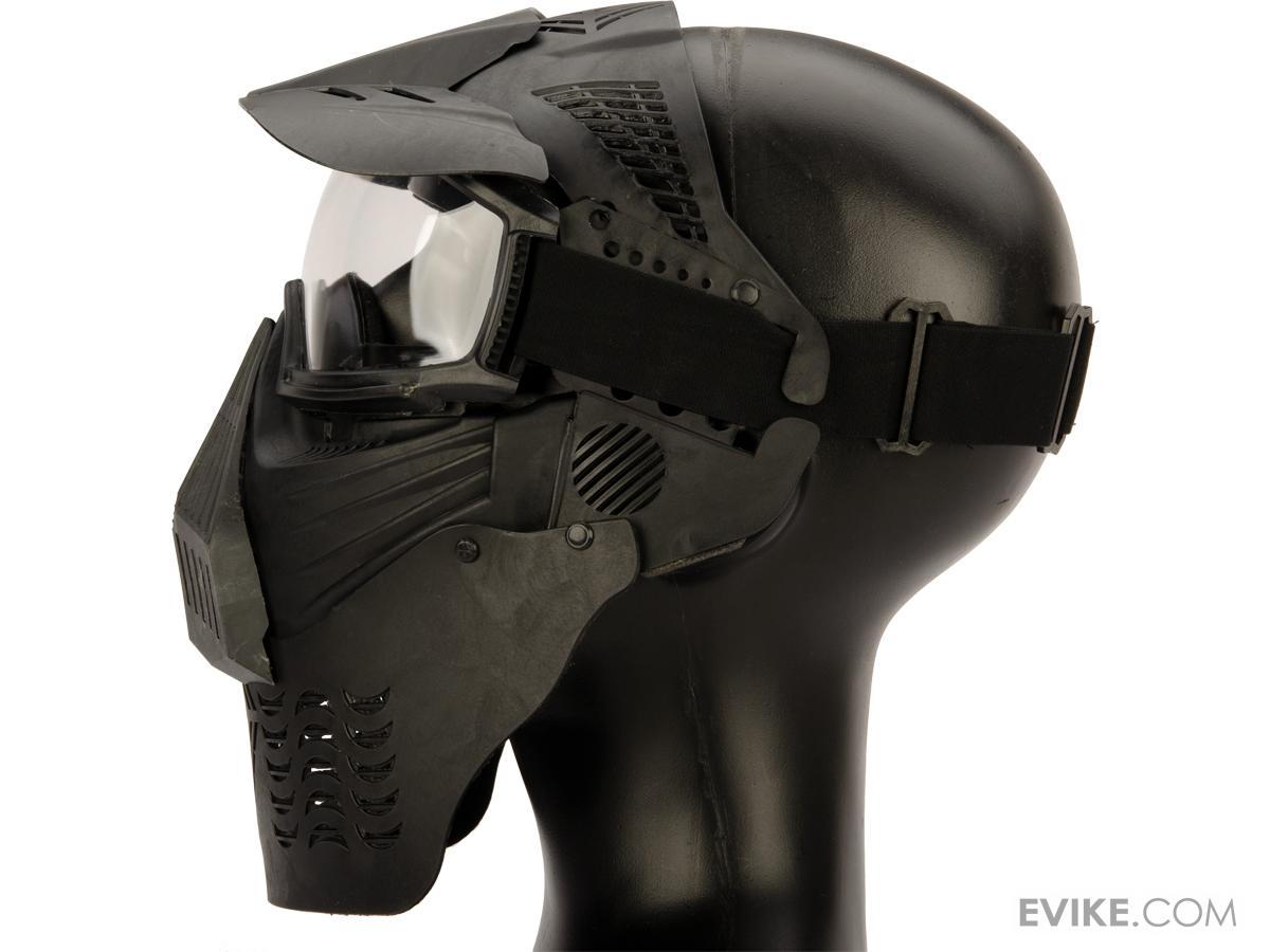 Avengers Transformer Modular Airsoft / Paintball Mask w/ Visor & Neck