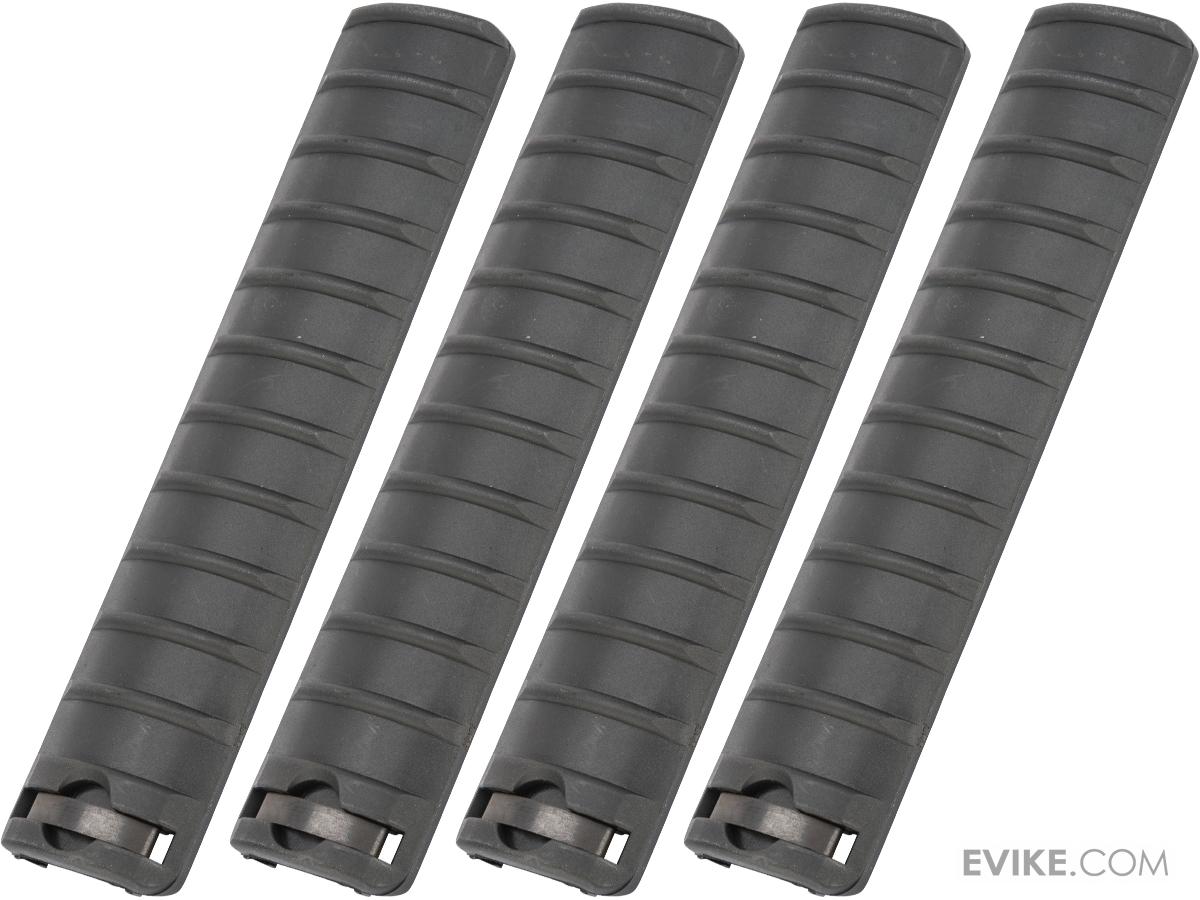Matrix Polymer Ribbed 6.5" Rail Cover Panel (Color Black / Set of 4), Accessories & Parts