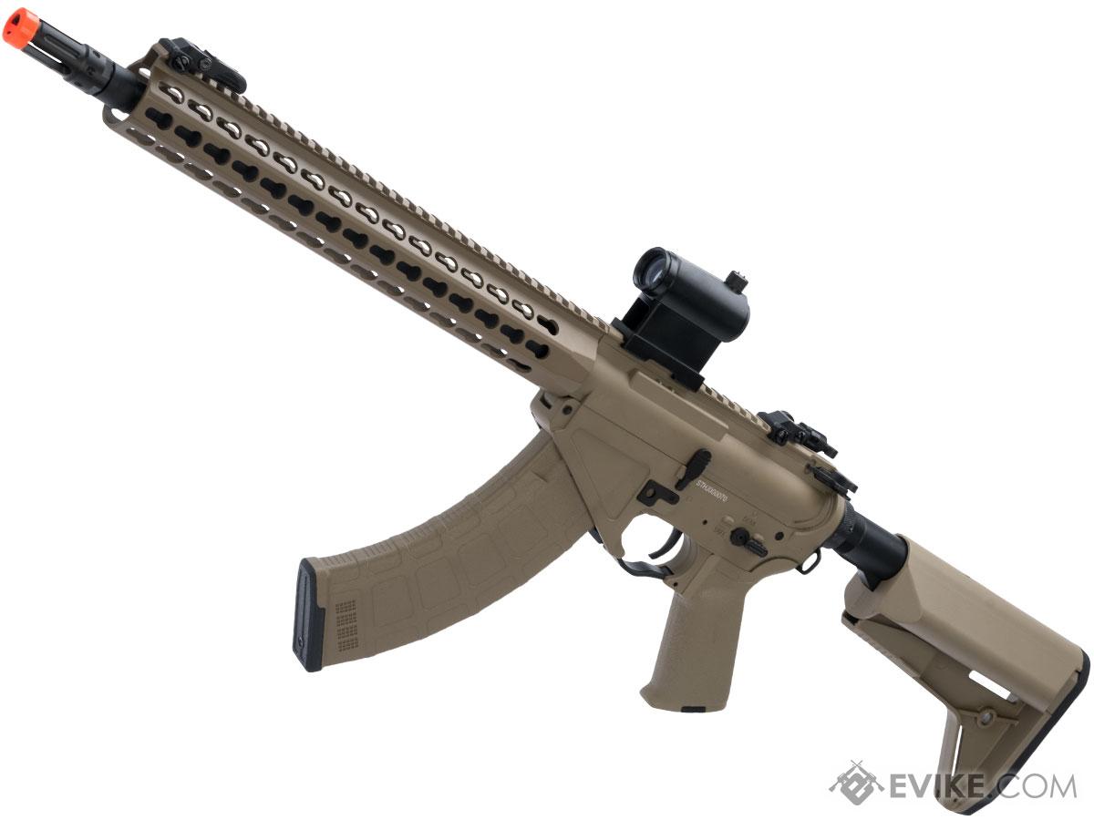 CYMA Standard AR-47 QBS Airsoft AEG Rifle (Model: 13 Keymod / Tan)