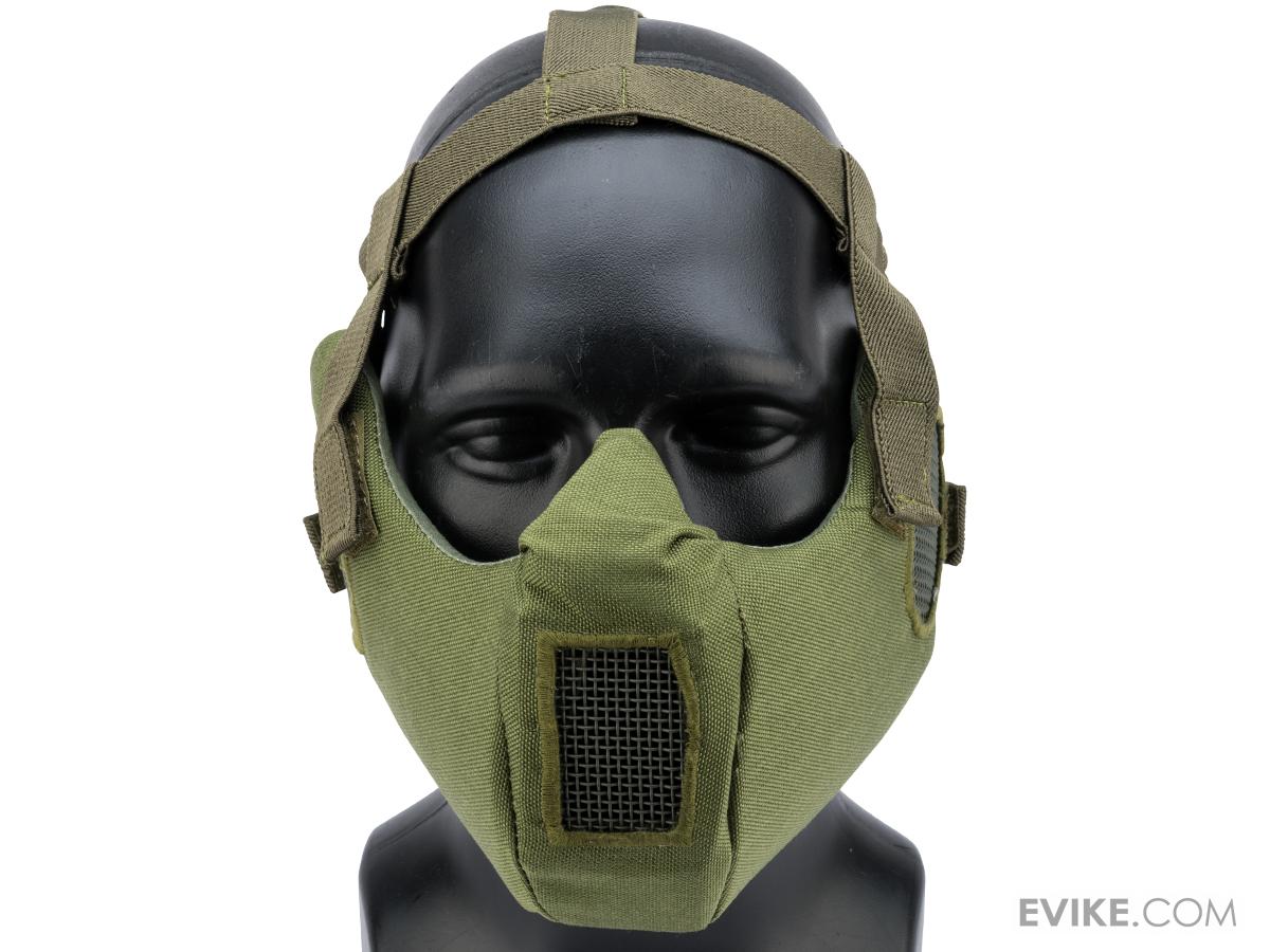 Matrix V5 Conquerors Mask Half Face Mask w/ Ear Protection (Color OD