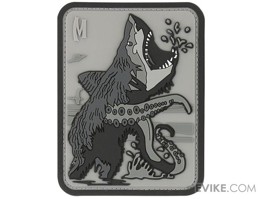 Maxpedition Bear Sharktopus PVC Morale Patch (Color: SWAT)