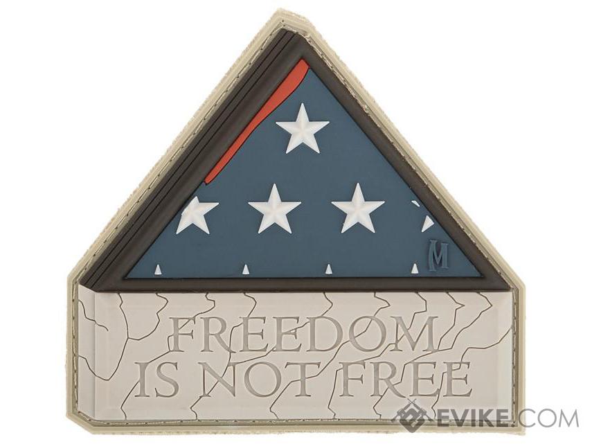 Maxpedition Freedom Is Not Free PVC Morale Patch (Color: Arid)