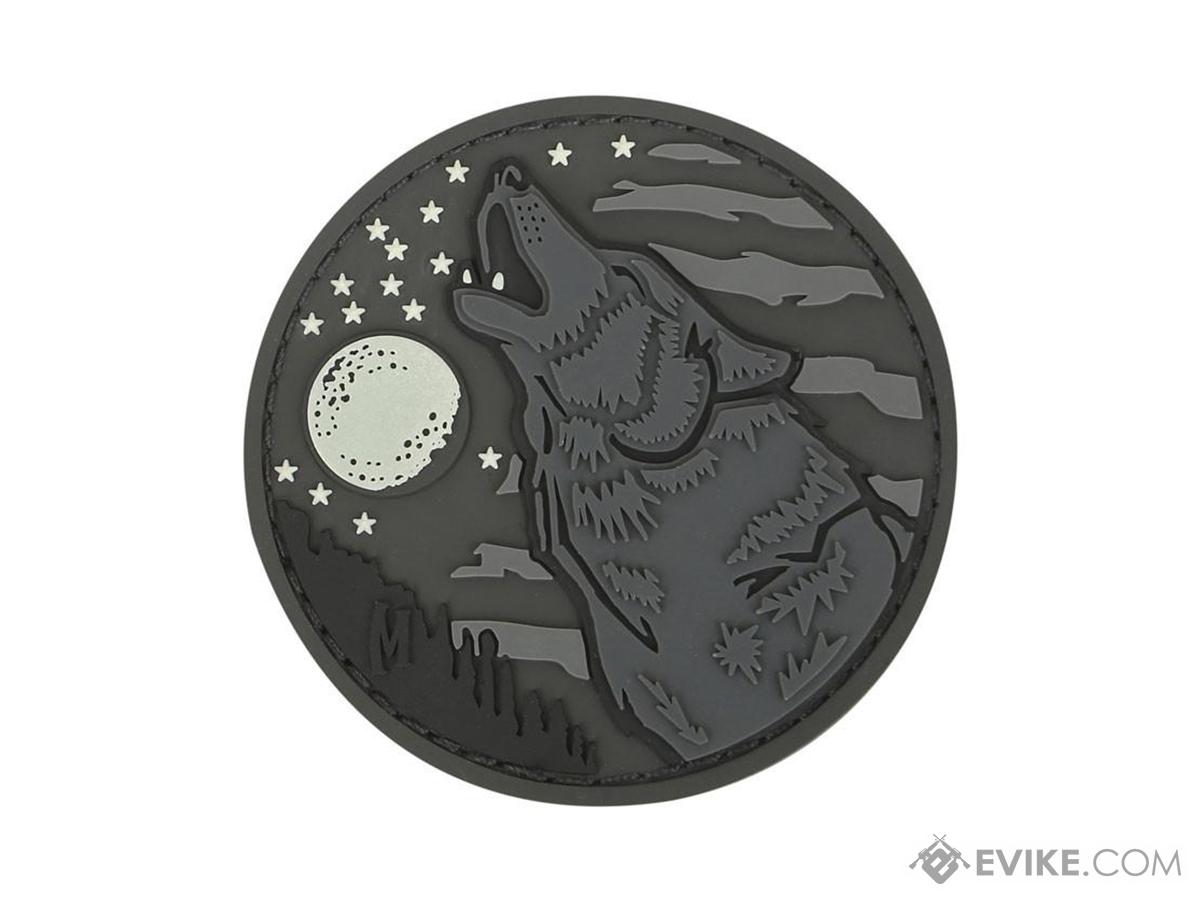 Maxpedition Wolf PVC Morale Patch (Color: Glow in the Dark)