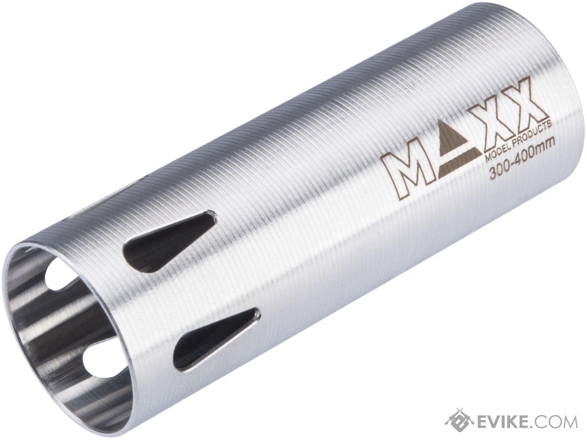 Maxx Model CNC Hardened Stainless Steel Airsoft AEG Cylinder (Model: Type C / 300-400mm)