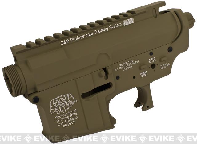 G&P Advanced Type Aircraft Aluminum Metal Receiver for M4 M16 Series Airsoft AEG Rifles (Color: Dark Earth)