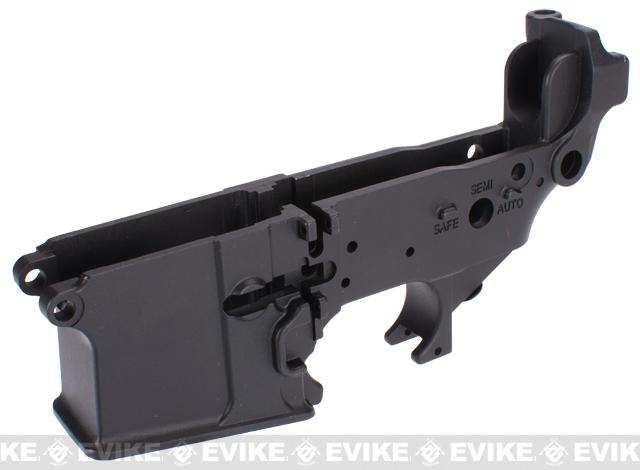 WE Metal Lower Receiver for WE PDW Series Airsoft Gas Blowback Rifles - Black