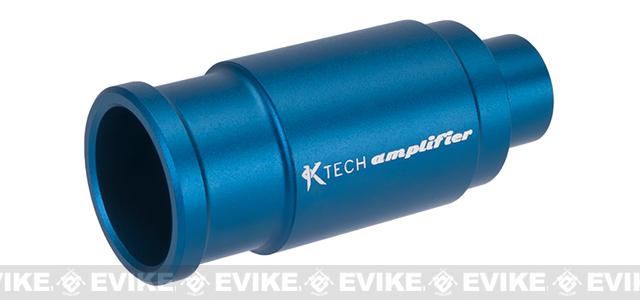 K-Tech Airsoft Machined Aluminum Airsoft Amplifier - 14mm Negative (Color: Blue)