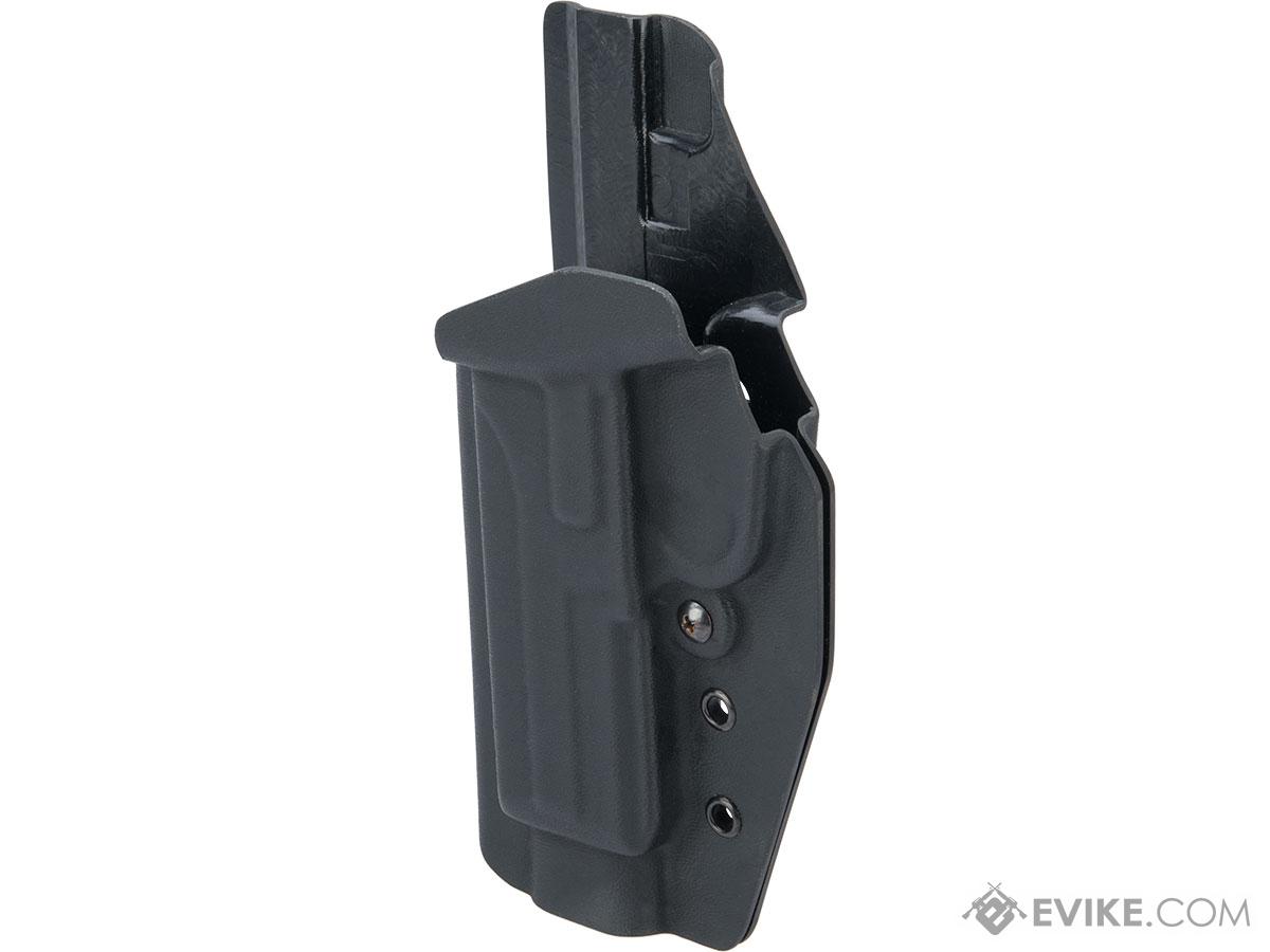 MC Kydex Airsoft Elite Series Pistol Holster for FNX 45 Pistols (Model: Black / No Attachment / Left Hand)
