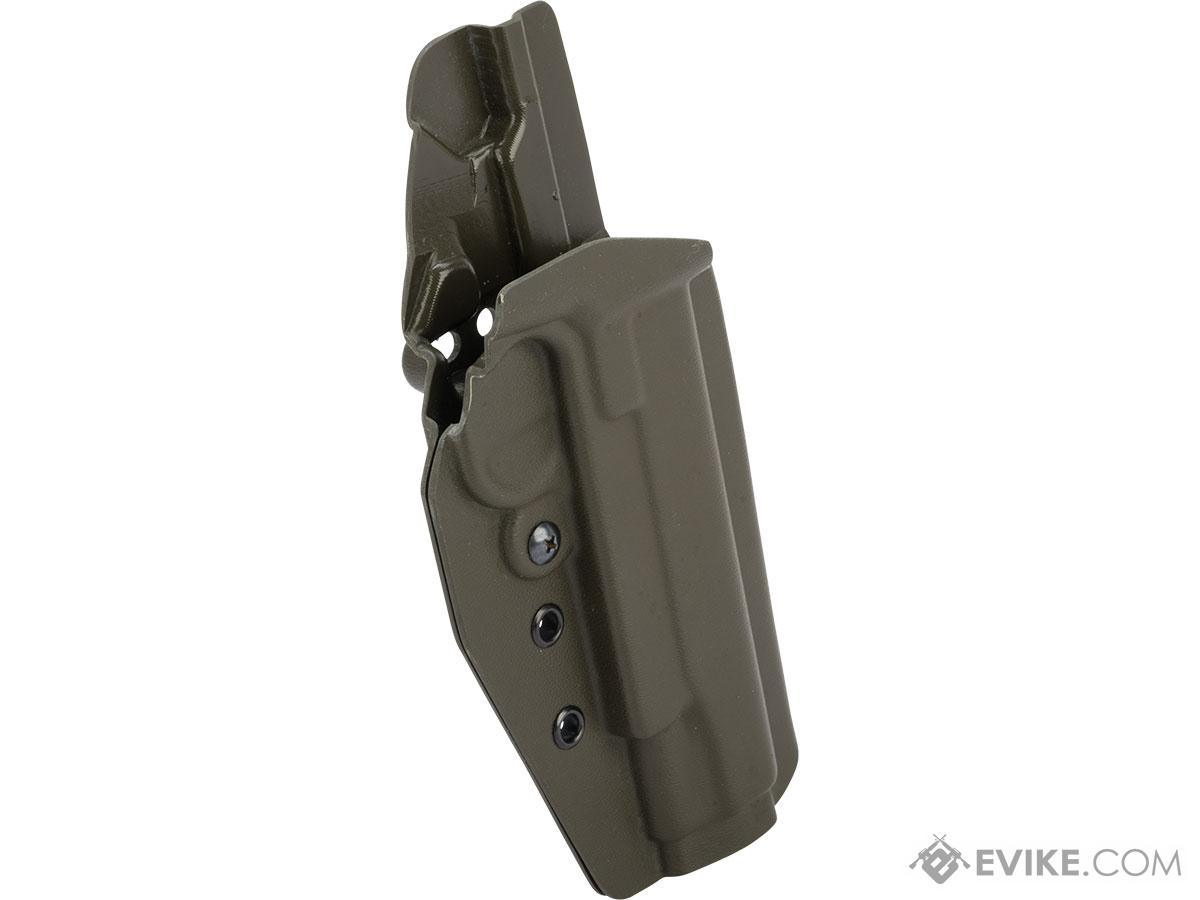 MC Kydex Airsoft Elite Series Pistol Holster for 1911 (Model: OD Green / No Attachment / Right Hand)