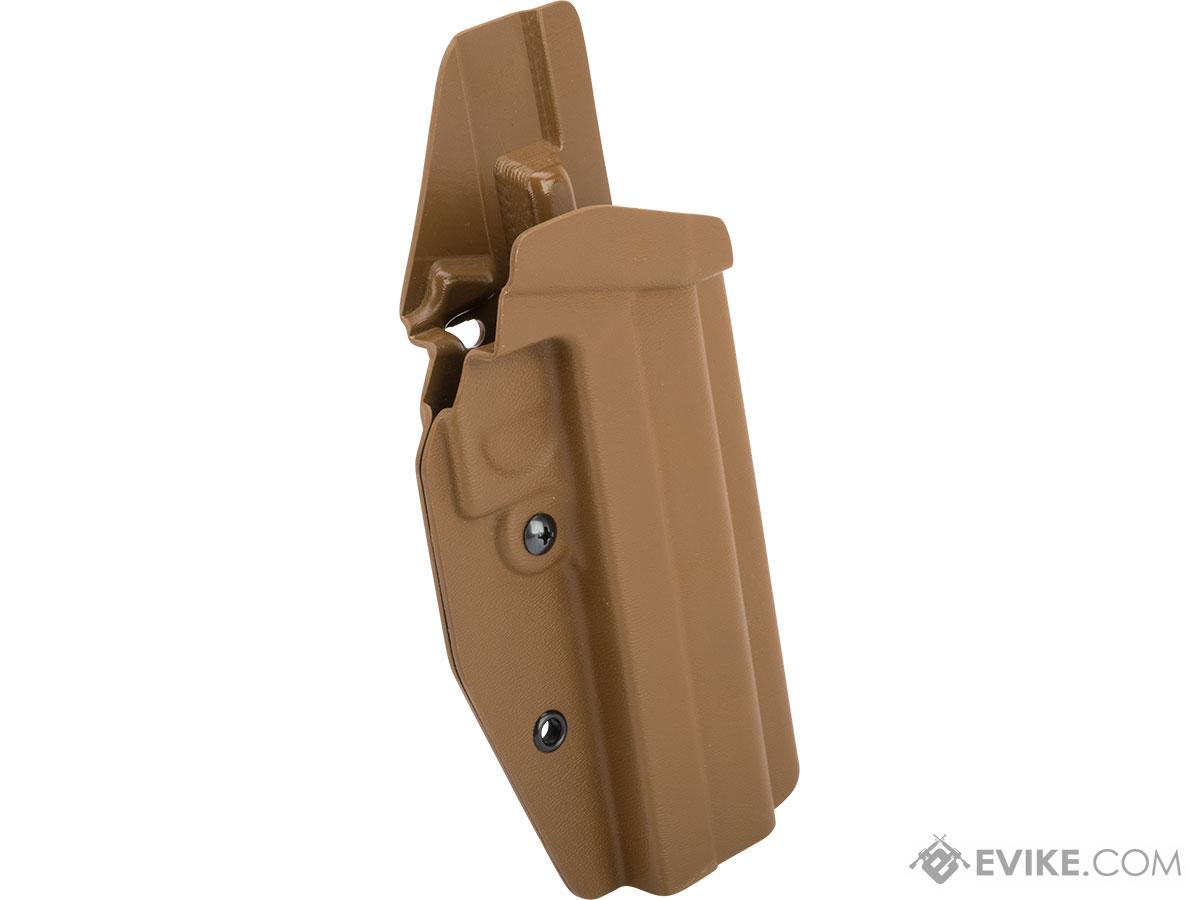 MC Kydex Airsoft Elite Series Pistol Holster for 2011 / Hi-Capa Series (Model: Coyote Brown / No Attachment / Right Hand)