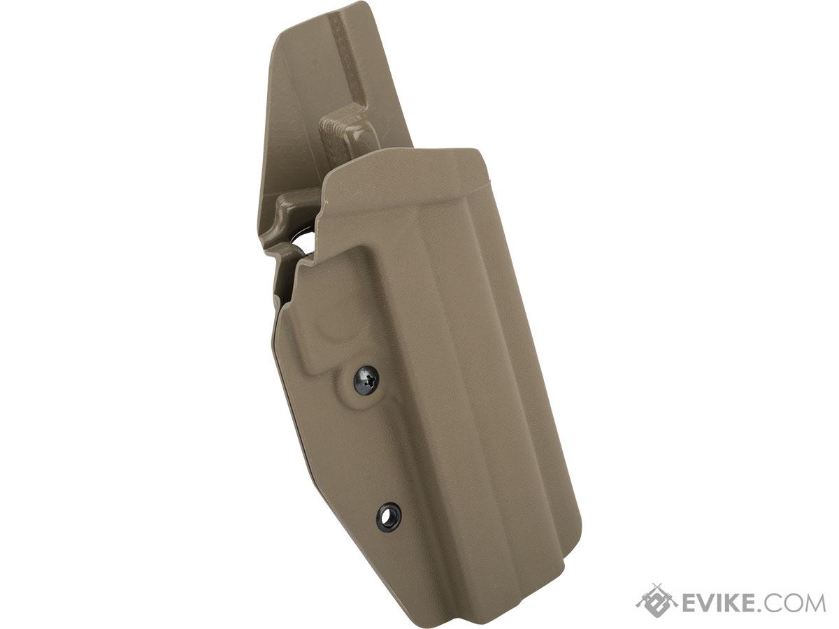 MC Kydex Airsoft Elite Series Pistol Holster for 2011 / Hi-Capa Series (Model: Flat Dark Earth / No Attachment / Right Hand)