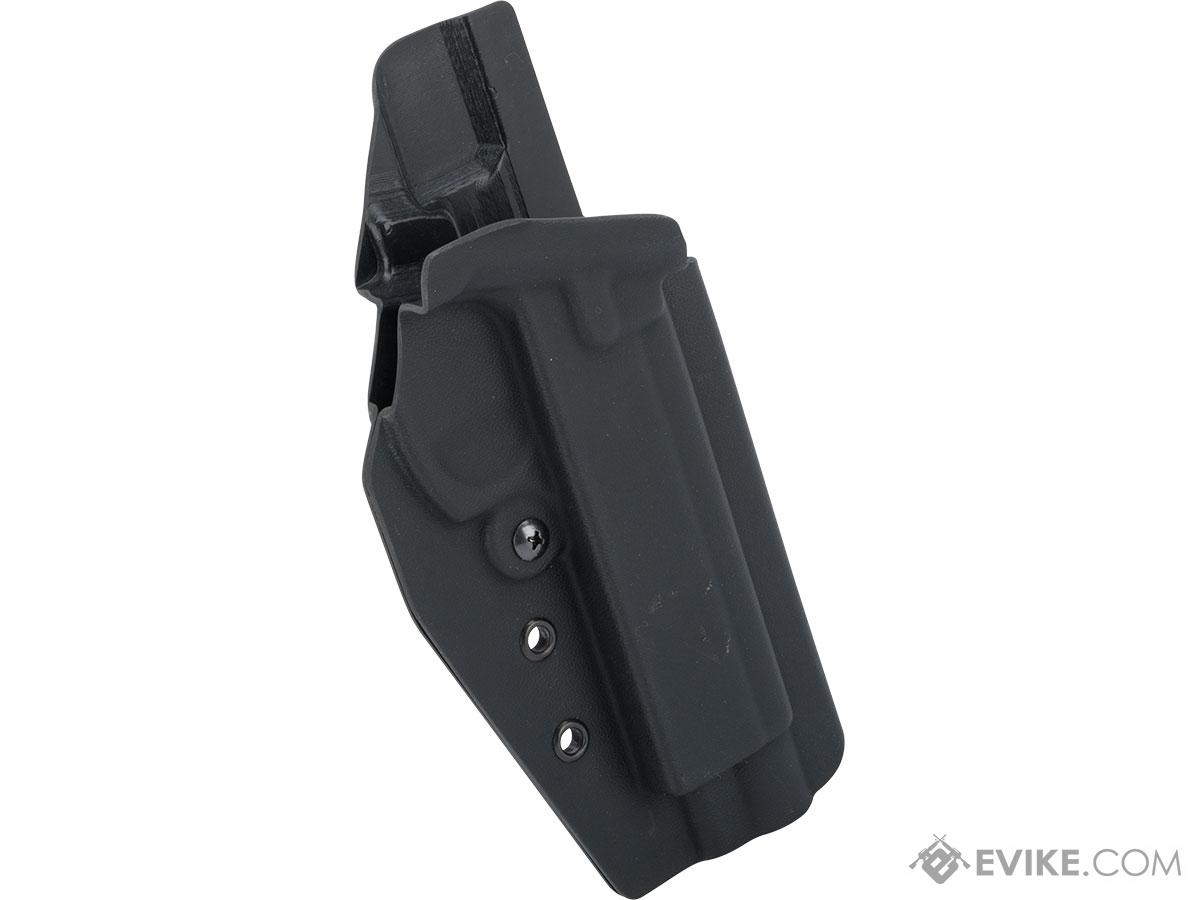 MC Kydex Airsoft Elite Series Pistol Holster for CZ SP-01 Shadow (Model: Black / No Attachment / Right Hand)